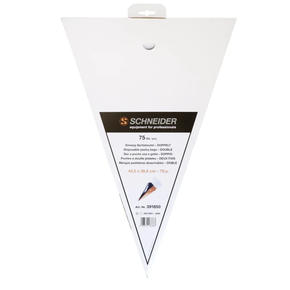 Spritspåsar för två fyllningar, 75-pack - Schneider