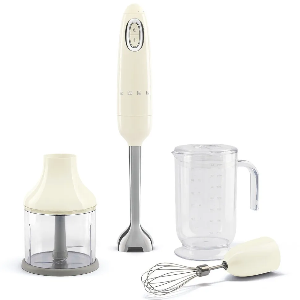 Stavmixer med tillbehörskit, Creme - Smeg