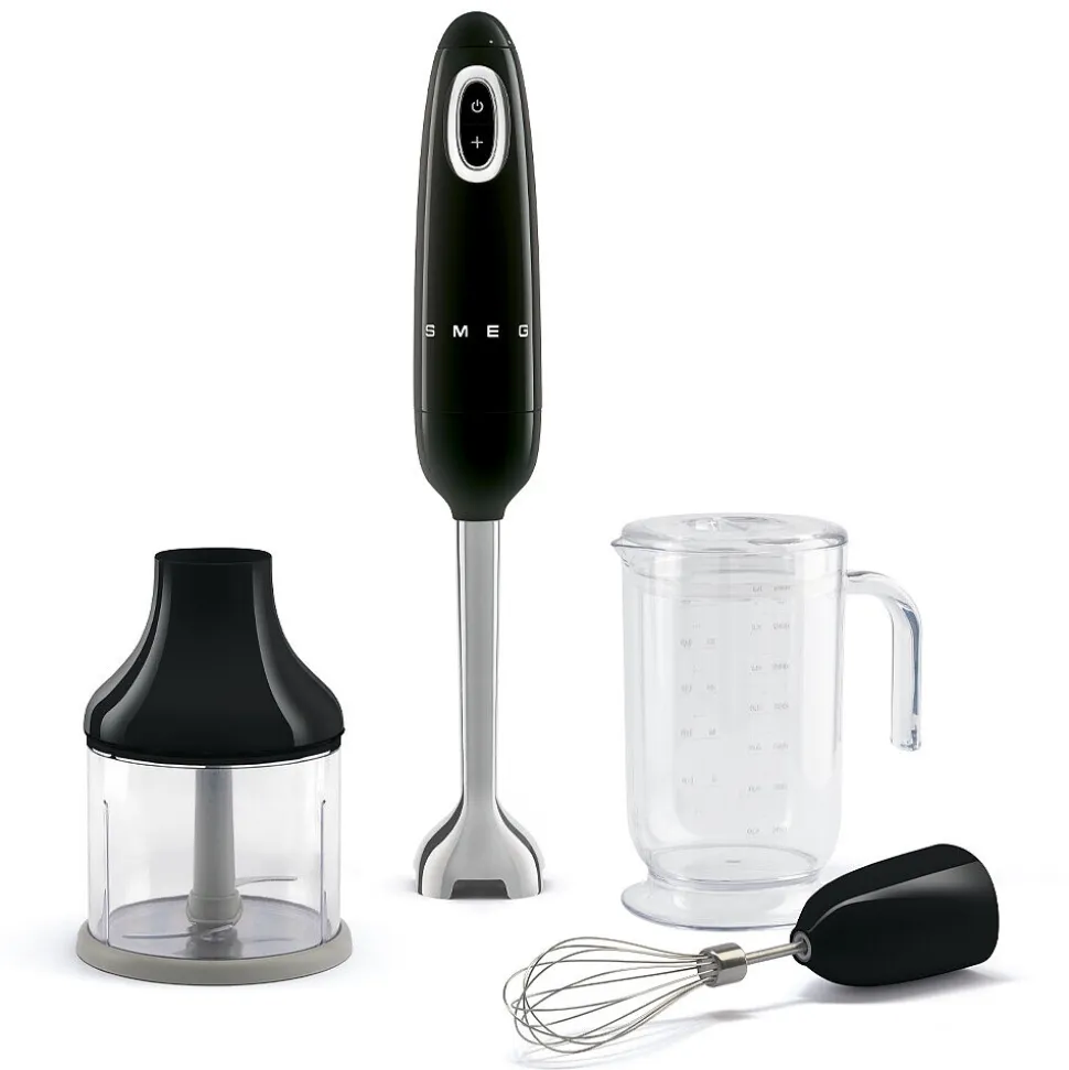 Stavmixer med tillbehörskit, Svart - Smeg