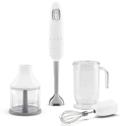 Stavmixer med tillbehörskit, Vit - Smeg