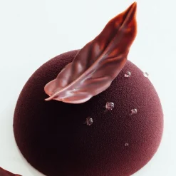 Stålkam för Chokladdekor, Löv 6cm - Martellato