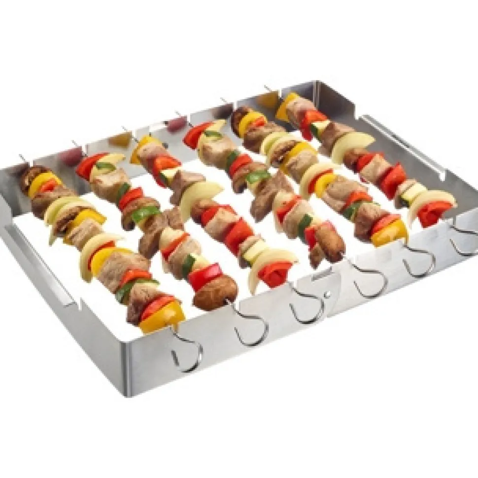 Ställning i rostfritt stål för grillspett - Westmark