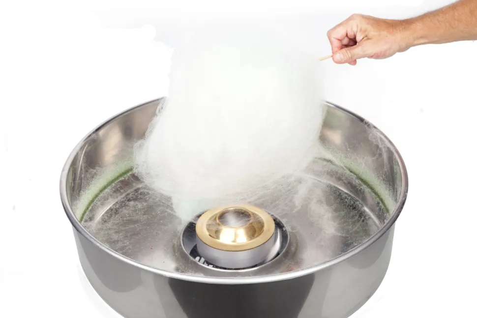 Super Cotton Candy, Maskin för spunnet socker - 100% Chef