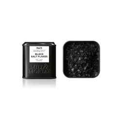 Svart flingsalt, 80 g - Mill & Mortar