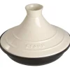 Tajine i gjutjärn, 28 cm, svart/creme - Staub