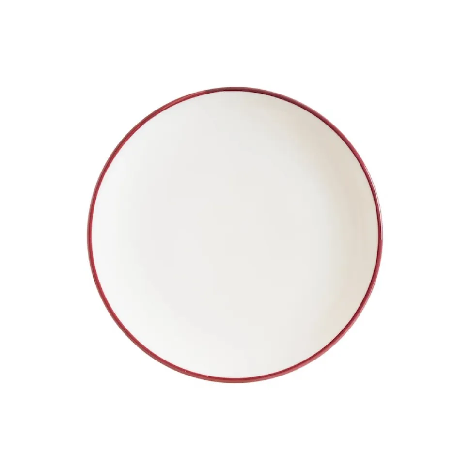 Tallrik 25 cm, Gourmet Linea Burgundy - Bonna