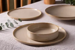 Tallrik 28 cm, Hygge Sand - Bonna