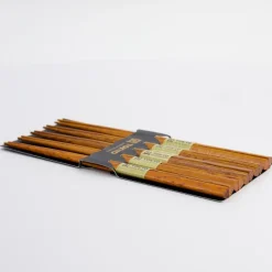 Ätpinnar, 5-pack - Tokyo Design Studio - Mörkt Trä