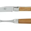 Trancherset 17 cm, Handtag av En, blank, Tradition - Forge de Laguiole