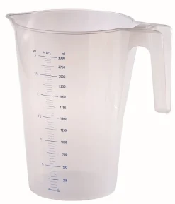 Transparent tillbringare i plast, volymmarkeringar - Martellato