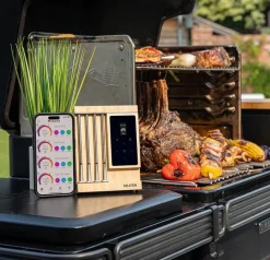 Trådlös grilltermometer med 4 prober, Meater Pro XL