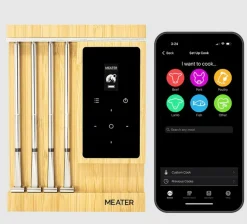 Trådlös grilltermometer med 4 prober, Meater Pro XL