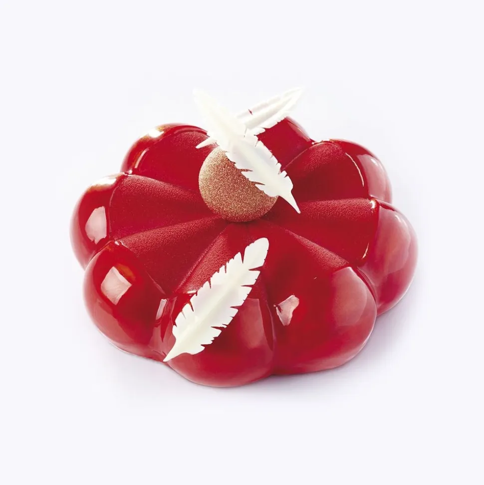 Tårtform i silikon 3D Cake, KE015, Bombée, ø18cm - Pavoni