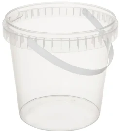 Tätbägare rund, 1000 ml inkl. lock och plomb