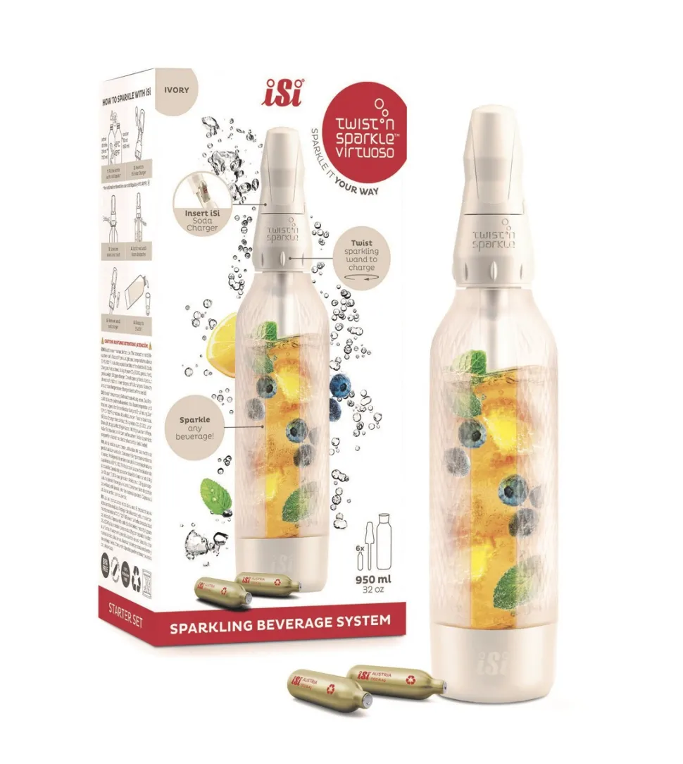 Twist´n Sparkle Virtuoso Starter Set, Ivory White - iSi