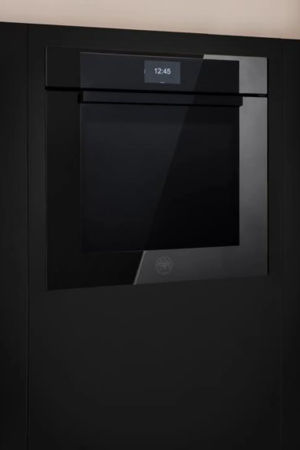 Ugn med pyrolys Modern, TFT-display, obsidian, blank - Bertazzoni