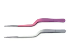 Uppläggningspincett i olika färger, offset, 20 cm - 100% Chef