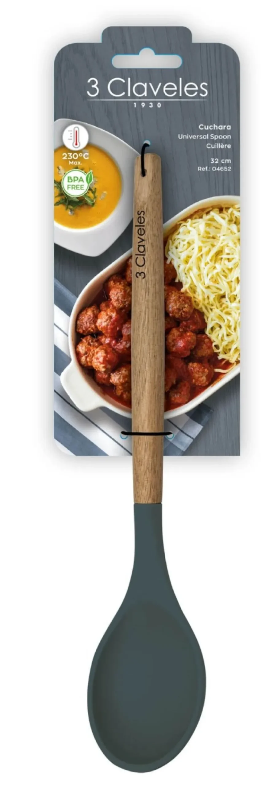 Uppläggningssked, 32 cm - 3 Claveles