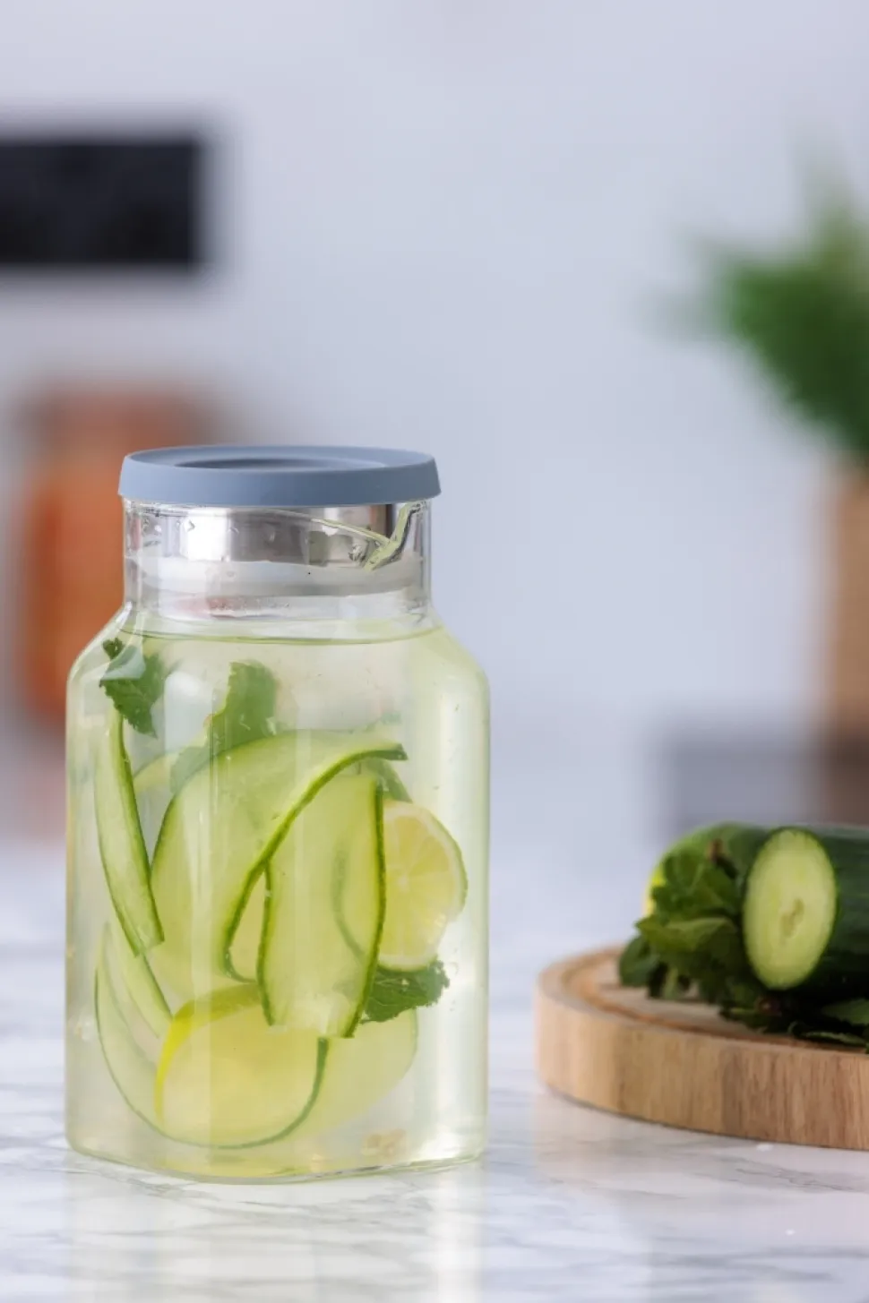 Vattenkanna anpassad för kylskåpsdörr, Fresh - Kilner