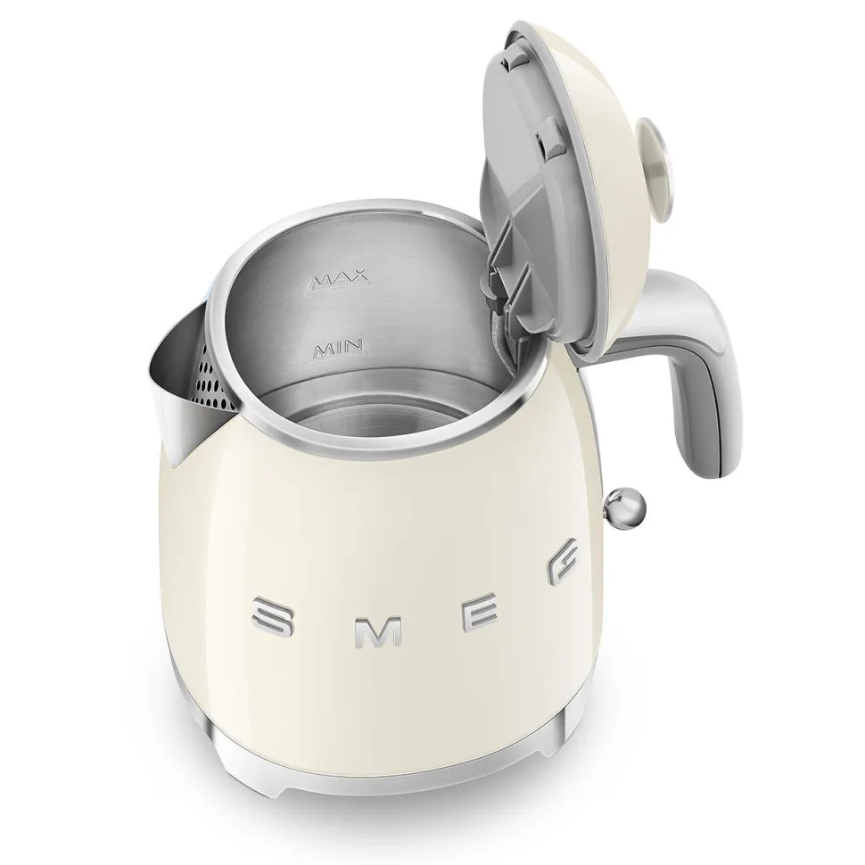Vattenkokare, 0,8 L, Creme - Smeg