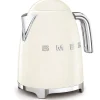 Vattenkokare, 1,7 L, Creme - Smeg