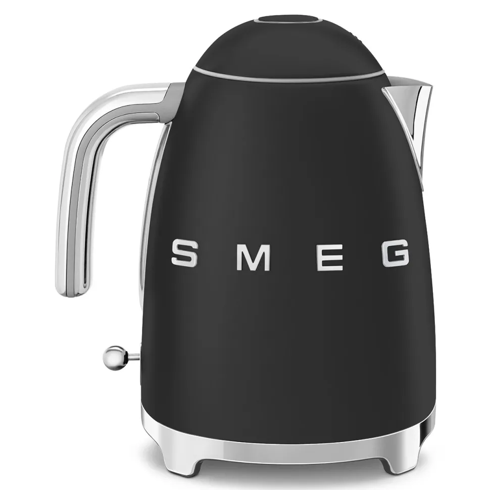 Vattenkokare, 1,7 L, Matt svart - Smeg
