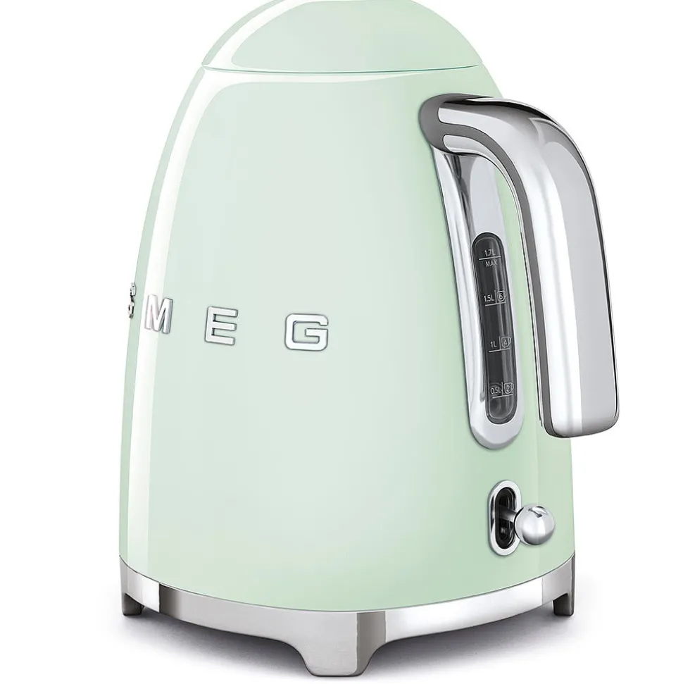Vattenkokare, 1,7 L, Pastellgrön - Smeg