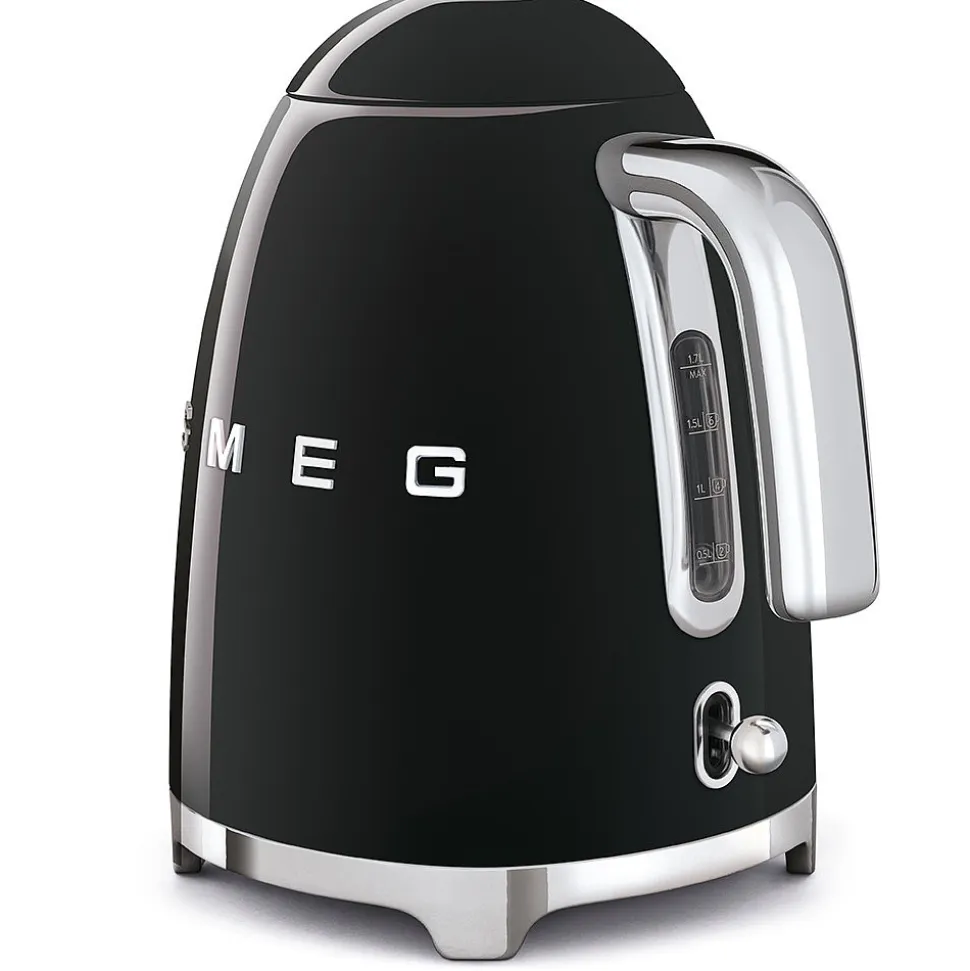 Vattenkokare, 1,7 L, Svart - Smeg
