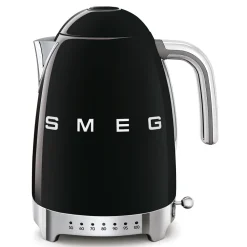 Vattenkokare med temperaturinställning, Svart - Smeg