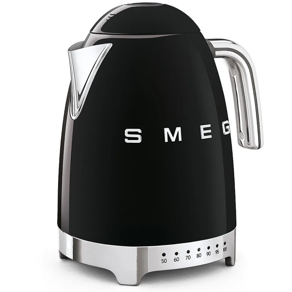 Vattenkokare med temperaturinställning, Svart - Smeg