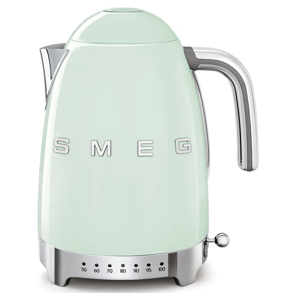 Vattenkokare med temperaturinställning, Pastellgrön - Smeg