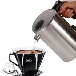 Vattenkokare med temperaturinställning 1,2 L, Rostfritt stål - Graef