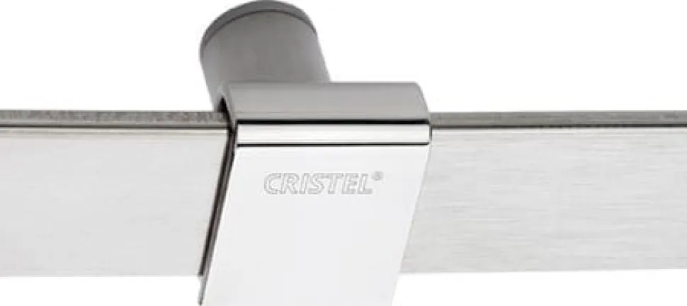 Vägghängare i borstat stål, Panoply - Cristel