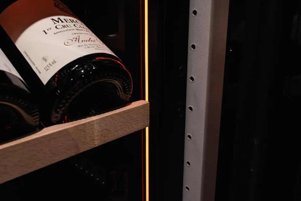 Vinkyl Designline 60, Dubbelzon, Svart - Vigneron