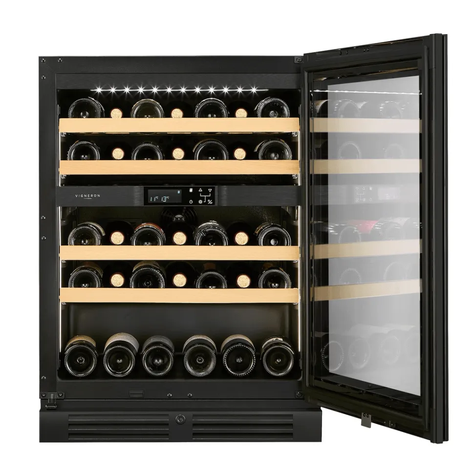 Vinkyl Designline 60, Dubbelzon, Svart - Vigneron