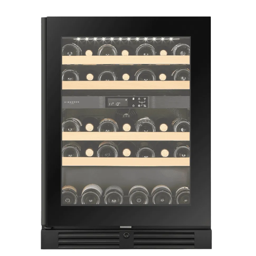Vinkyl Designline 60, Dubbelzon, Svart - Vigneron