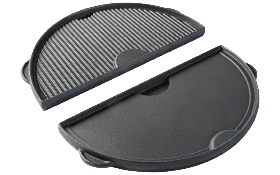 Vändbar grillplatta i gjutjärn, Half Plancha Griddle - Big Green Egg