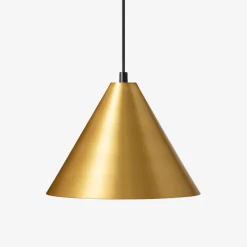 Värmelampa Trattoria 1250, Fast Kabel, Mässing - Stayhot