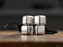 Whiskystenar i rostfritt stål, 4-pack - Funktion