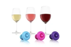 Wine Stoppers i olika färger, 3-pack - Vacuvin