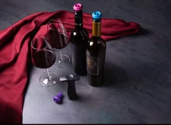 Wine Stoppers i olika färger, 3-pack - Vacuvin