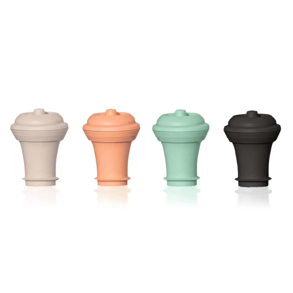 Wine Stoppers Loop i olika färger, 4-pack - Vacuvin