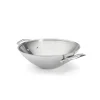 Wok i rostfritt stål med två handtag, 32cm, Affinity - De Buyer