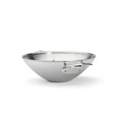 Wok i rostfritt stål med två handtag, 32cm, Affinity - De Buyer