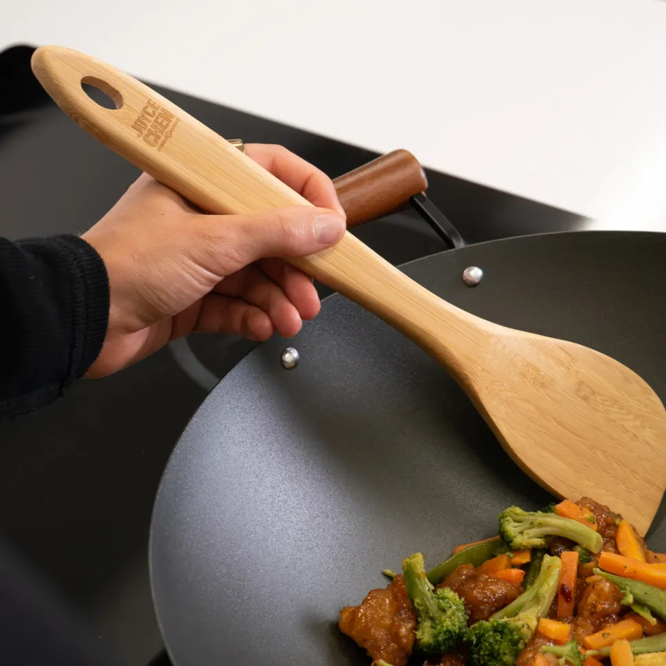 Wokspade i polerad bambu - Joyce Chen