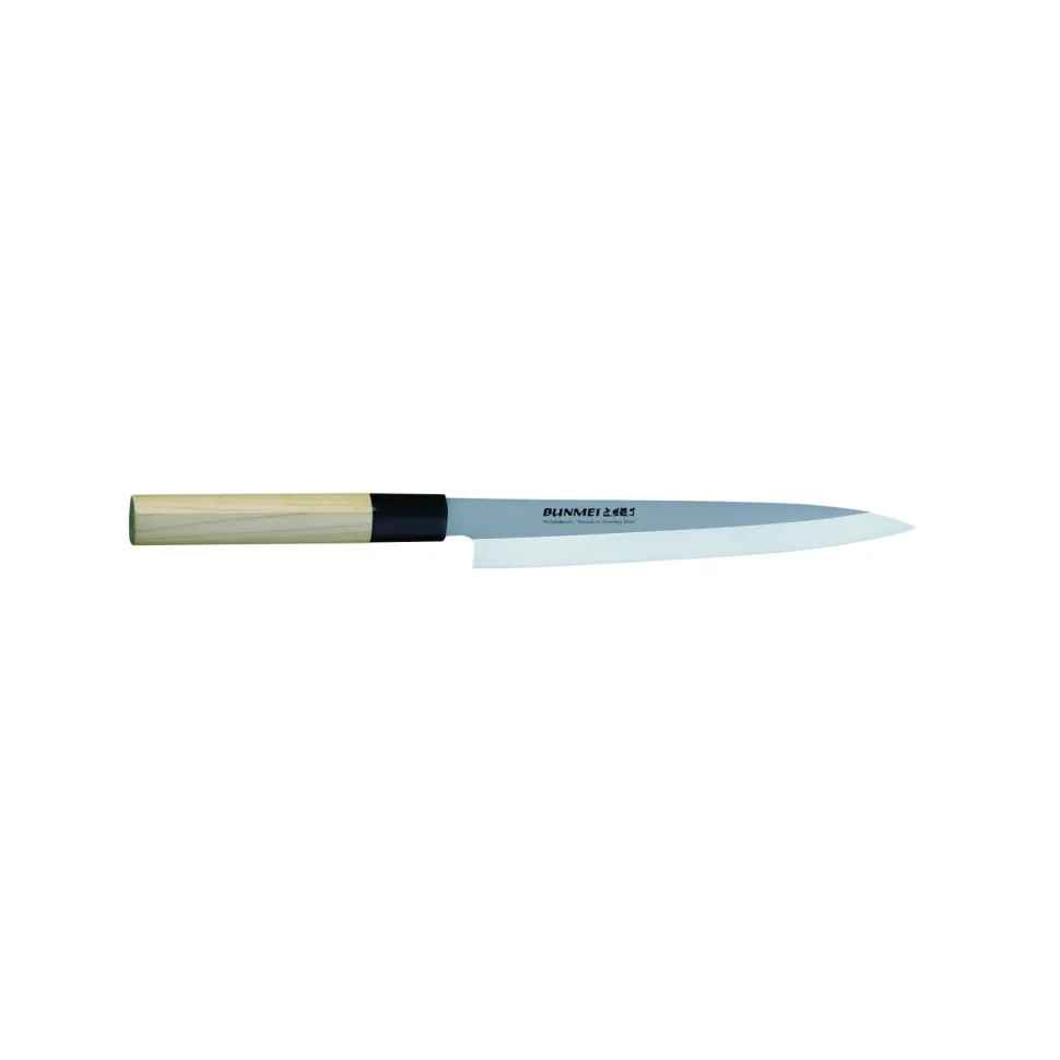 Yanagi Sashimikniv, 21 cm, enkelslipad - Bunmei